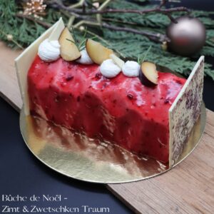 Bûche de Noël - Zimt & Zwetschken Traum